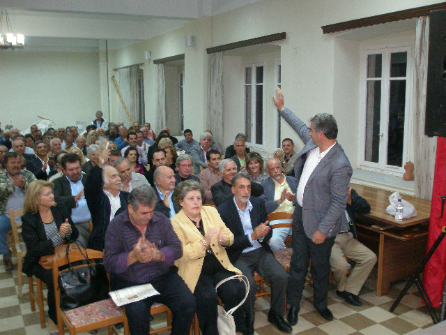 Ενθουσιώσης υποδοχή των Δημάρχων Βυτίνας Γιάννη Σακελλαρίου και Τροπαίων Γιάννη Παπασταματίου
